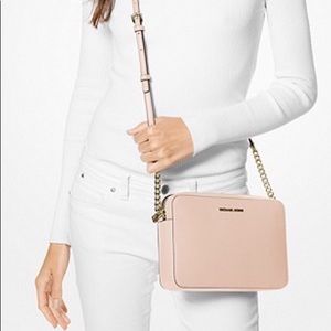Michael Kors Jet Set Large Saffiano Crossbody Bag
